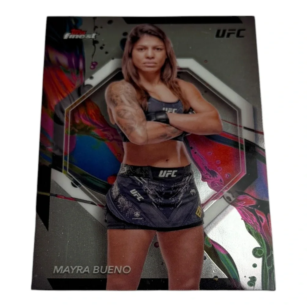 2024 Topps Finest UFC Mayra Bueno Silva Common Card 5 Bantamweight MMA